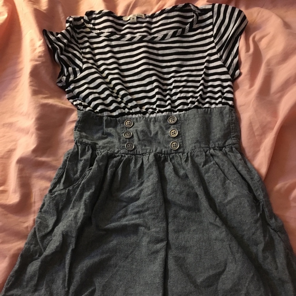 B&W Striped Dress